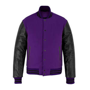 Chaqueta para hombre, chaqueta de exterior de alta calidad para hombre, chaqueta de béisbol personalizada OEM, chaqueta varsity de nuevo diseño para hombre - Product Image 3