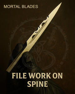 Hojas de acero inoxidable para cuchillos Sgian Dubh, para fabricación de cuchillos, con funda de cuero. - Product Image 4