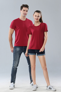 Nouveaux T-shirts en jersey brodé imprimé numériquement, bon marché, 240g, surdimensionnés, en polyester/coton, pour hommes/femmes - Product Image 5
