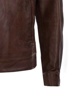 Luxury <b>Leather</b> <b>Biker</b> <b>Jacket</b> Men Slim Fit Motorcycle Riding Outerwear Factory Direct Sample Service Available Today - Product Image 2