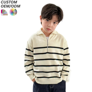 Pull en tricot décontracté pour garçons, écologique et respirant, vêtements d'hiver pour enfants, support OEM ODM pour la vente en gros - Product Image 4