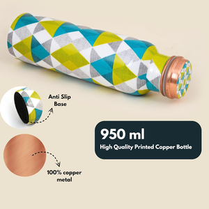 Botella de Agua de Cobre Puro de Alta Calidad de 800 ml, Diseño con Logotipo Impreso, Diferentes Estilos, Empaque de Vidrio Premium, Ideal para Campamentos y Fiestas, Hecho en India - Product Image 4