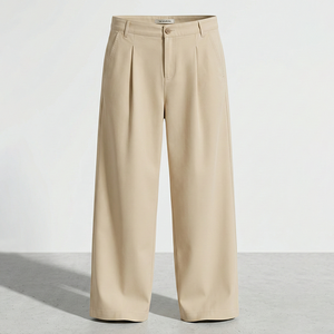 Pantalones Chinos de Algodón Formales para Hombre, de Cintura Alta, Casuales, Tallas Grandes, al por Mayor - Product Image 1