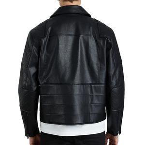 Wholesale Price Top Quality Leather Jacket For Online Sale Latest Design Comfortable Motorbike Leather Jacket For Men - Product Image 2