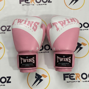 Guantes de Boxeo de Cuero Vacuno Genuino OEM Hechos a Medida de Calidad Original, Color Blanco y Amarillo, para Jóvenes y Adultos - Product Image 6