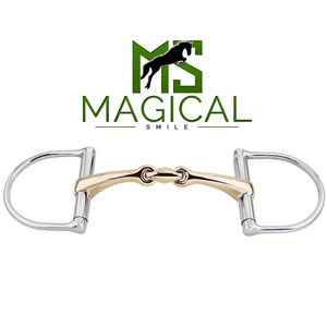 Mors de cheval Dee Ring sur mesure de haute qualité 14MM en argent allemand Aurigan et anneaux 75MM en acier inoxydable - Product Image 1