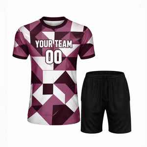 Tissu supérieur 100% polyester, manches courtes, coupe confortable, taille homme, vêtements personnalisés, séchage rapide, design personnalisé, uniforme de tennis - Product Image 4