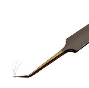 Herramienta para Pestañas SAAR GLOBAL SURGICAL SGS-4018 de Acero Inoxidable Color Oro Rosa con Logotipo Grabado Personalizado, Antimagnética y Punta Lisa - Product Image 2