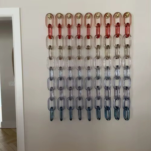 Chaîne en résine pour suspension de luminaire, support de lampe de plafond, décoration intérieure, extension de lustre, ornement de quincaillerie intérieure - Product Image 1