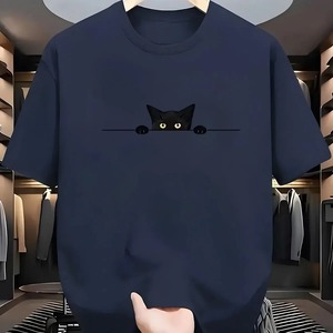 Camiseta de Verano para Niños, Transpirable, de Punto, Manga Corta, Lisa, 100% Algodón - Product Image 1