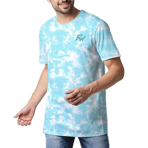 Camiseta Tie Dye para Hombre, Estampado Vintage, Estilo Casual Urbano, Manga Corta, Diseño Personalizado, Ropa al por Mayor - Product Image 6