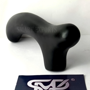 Premium Buffalo Horn Walking Stick Handle <b>Polished</b> <b>Black</b> Cane Handle Ergonomic Handmade Durable Grip Natural Crafts - Product Image 3