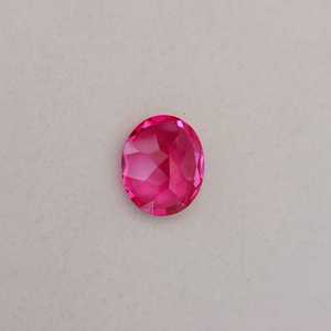 Saphir rose, pierre précieuse non montée, taille ovale, qualité supérieure, pierre cultivée en laboratoire, pour la fabrication de bijoux, artisanat pour bijouterie fine - Product Image 2