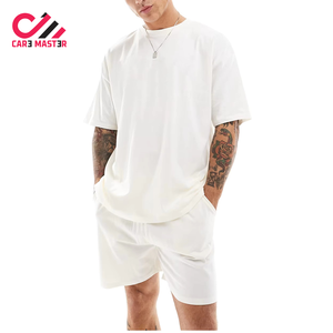 เสื้อยืดและกางเกงขาสั้นผู้ชายลายพิมพ์กราฟิก 2 ชิ้น ชุดเซ็ต 2 ชิ้น สไตล์วินเทจ ล้างสีแบบแอซิดวอช ขายดีประจำฤดูหนาวปี 2026 - Product Image 1