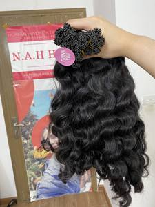 Venta al por mayor Raw Extensiones de Cabello Humano Vietnamita Suelto Onda Profunda Rizada Texturizada Punta Real Extensiones de Cabello Ondulado - Product Image 2