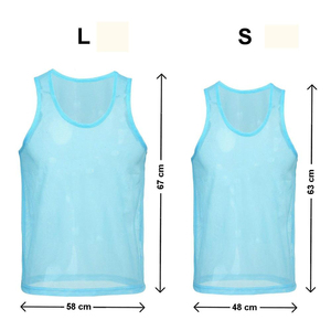 Breathable Mesh Scrimmage Team Practice <b>Bibs</b> Jerseys Soccer Uniform <b>Training</b> Vests for Sports Basketball Soccer Football - Product Image 4