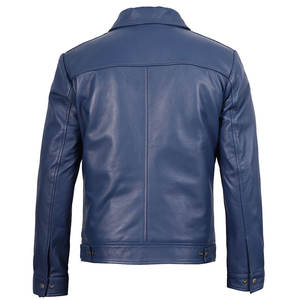 Chaqueta de Cuero Moderna y Elegante, con Bordado Personalizado y Diseño Impreso, para Invierno, Chaquetas de Cuero para Hombre - Product Image 6