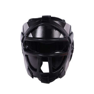 Protector de Cabeza de Cuero PU de Alta Calidad, Ajustable y Transpirable para Competiciones de Boxeo - Product Image 3