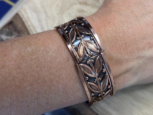 Brazalete de Cobre, Joyería de Moda Vintage, Brazalete de Cobre Puro, Cobre Antiguo al por Mayor, Mejor Precio - Product Image 2