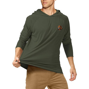 Sudadera con Capucha para Hombre, Corte Regular, Invierno, Color Sólido, Ecológica, Ligera, Transpirable, Tejido Elástico, Cómoda para Entrenamientos en el Gimnasio - Product Image 2