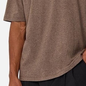 T-shirt à manches courtes surdimensionné en coton tricoté 100% personnalisé pour hommes - T-shirt surdimensionné pour hommes de qualité supérieure - Product Image 4