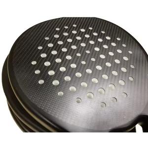 Proveedor Mayorista, Diseño Profesional Personalizado, Raquetas de Pádel Ligeras de Fibra de Carbono de Alta Calidad, Servicios OEM, Diamante Personalizado - Product Image 4