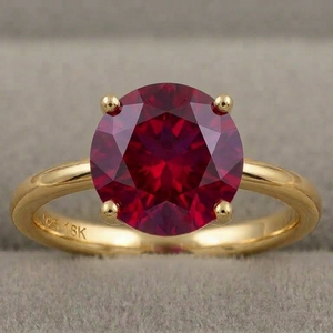 US 6 Style <b>Ring</b> 10mm with CZ 925 Sterling <b>Silver</b> 18K Gold Plated 8g Fine Jewelry At Wholesale Price - Product Image 2