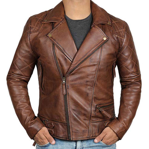 Veste d'hiver pour homme en cuir véritable PU, design personnalisé, cuir de vachette original, écologique, respirante, vente en gros - Product Image 5