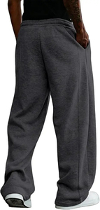 Premium Quality Oversized Washed Fleece Sweatpants Custom Logo Baggy Jogger Pants Wholesale Rate Streetwear <b>Trousers</b> For <b>Men</b> - Product Image 2