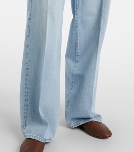 Women's Knee-Length <b>Boot</b> Cut Cropped Denim Jeans with Eco-Friendly Washed Ripped Vintage Design Cotton Fabric - Product Image 3