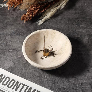 Travertine <b>Incense</b> <b>Holder</b>, <b>Incense</b> <b>Holder</b> for Sticks Handmade <b>Incense</b> Burner Travertine Ash Catcher for Meditation Yoga Gift - Product Image 2