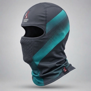 Cagoule de sport d'hiver personnalisée, respirante, en polyester léger, extensible, confortable, couvrant entièrement la tête - Product Image 6