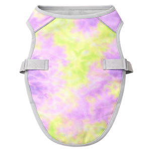 Vêtements pour animaux de compagnie haute durabilité : Gilets et manteaux sans manches pour chiens, vêtements légers et respirants, veste imprimée tie-dye - Product Image 4
