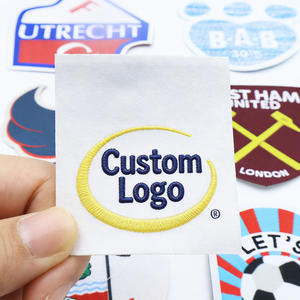 Parche Bordado, Letra Bordada en Fieltro No Tejido, Parche con Logotipo Hecho a Mano, Parches Redondos Termoadhesivos Personalizados para Prendas - Product Image 2