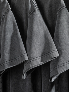 Nueva Colección de Verano: Camisetas Personalizadas para Hombre con Lavado Ácido, Jersey de Algodón 100% de Alto Gramaje, Camisetas Lisas Oversize - Product Image 2