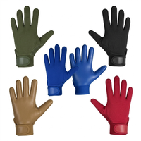 Guantes de Fútbol Americano al por Mayor, Personalizados, Transpirables, Ligeros, de Dedo Completo, para Todas las Temporadas, Unisex, de Alta Calidad