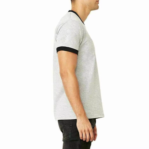 เสื้อยืดผู้ชายคุณภาพสูง เสื้อยืดขายดีสำหรับผู้ชาย เสื้อยืดผู้ชายสีตามสั่งสำหรับผู้ใหญ่ - Product Image 3