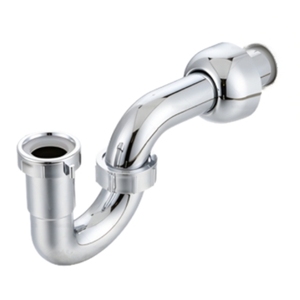PTP0003 Siphon en P mural en plastique ABS électrolytique anti-corrosion de 1-1/2 po, design traditionnel pour salle de bain/cuisine - Product Image 1