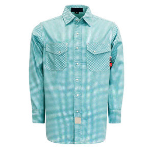 Welding Cotton <b>Waterproof</b> Plus Size Long Sleeve Flame Resistant <b>Work</b> Unisex Shirts Spring Autumn - Product Image 1