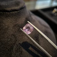 Naturbelassener Rosa Saphir ohne Hitzebehandlung, 2,13 Karat, Kissenform, loser, facettierter Edelstein, Zehra Gems, Ceylon, für Schmuckherstellung