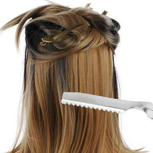 Ensemble de ciseaux à cheveux en acier inoxydable pour barbier, kit de ciseaux professionnels pour salon, pour la coupe et le façonnage des cheveux, avec service OEM - Product Image 5
