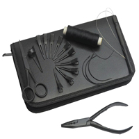 Kit d'outils d'extension de cheveux Remy de la meilleure qualité, 100 % cheveux humains, avec trame à injection, couleur personnalisable et service OEM
