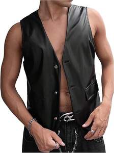 Chaleco Personalizado para Motociclistas, Elegante, de Cuero Premium, Personalizable, Impermeable, Cortavientos y Transpirable para Hombre - Product Image 2