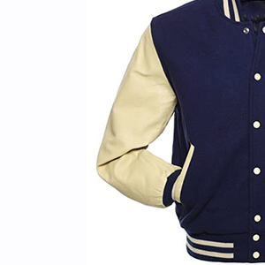 <b>Men</b> Canvas Varsity <b>Jacket</b> Wholesale Casual <b>Baseball</b> Style Warm Outerwear <b>for</b> School Team Cheap Custom Embroidery Logo Front - Product Image 3
