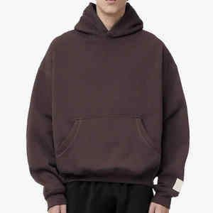 Nouvelle Arrivée 2026 – Sweat à Capuche Streetwear Personnalisé, Design Original Brodé, Coupe Oversize à Épaules Tombantes, Court, avec Strass pour Homme - Product Image 4