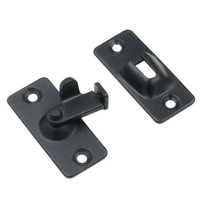 Loquet de porte coulissante à angle droit en acier inoxydable pour tiroirs, armoires, porte de grange à 90 degrés