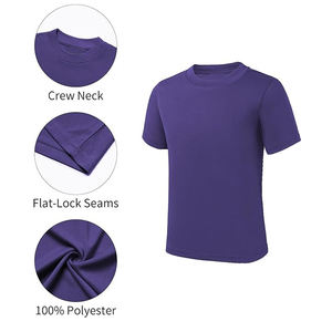 เสื้อยืดโพลีเอสเตอร์แขนสั้นแบบแห้งเร็วสำหรับงานก่อสร้าง พร้อมโลโก้และป้ายเตือนความปลอดภัย - Product Image 6