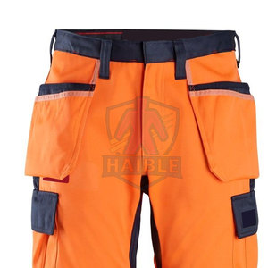 Pantalones de Trabajo Transpirables de Alta Visibilidad con Certificación CE para Taller Industrial, Ropa Resistente para Hombre, Logotipo Personalizado, 240-300 GSM - Product Image 5