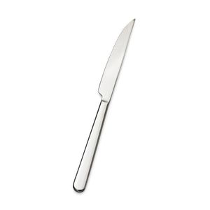 Collection de 8 couteaux à steak en argent avec manches métalliques élégants et lames pointues dans un coffret en bois brun pour une utilisation à la table - Product Image 2