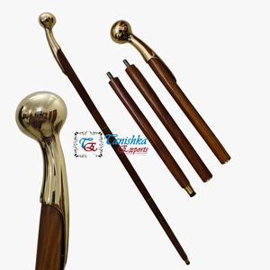 Designer Brass Hame Handle Nautical <b>Walking</b> <b>Stick</b> Collectible Hiking Camping Wooden Cane <b>Walking</b> <b>Sticks</b> For <b>Men</b> Gift - Product Image 4